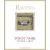 Ravines Pinot Noir 2010 Front Label