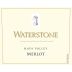Waterstone Merlot 2010 Front Label