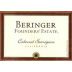 Beringer Founders Estate Cabernet Sauvignon 1999 Front Label