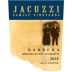 Jacuzzi Barbera 2010 Front Label