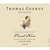Thomas George Cresta Ridge Pinot Noir 2010 Front Label