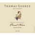 Thomas George Pinot Noir 2010 Front Label