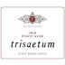 Trisaetum Coast Range Estate Pinot Noir 2010 Front Label