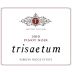 Trisaetum Ribbon Ridge Estate Pinot Noir 2010 Front Label