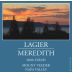 Lagier Meredith Syrah 2006 Front Label
