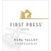 First Press Wine Cellars Napa Valley Chardonnay 2010 Front Label