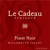 Le Cadeau Vineyard Pinot Noir 2010 Front Label
