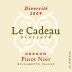 Le Cadeau Vineyard Diversite Pinot Noir 2009 Front Label