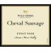 Wild Horse Cheval Sauvage Pinot Noir 2011 Front Label