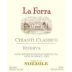 Tenuta di Nozzole La Forra Chianti Classico Riserva 1998 Front Label