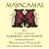 Mayacamas Cabernet Sauvignon 2011 Front Label