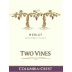 Two Vines California Merlot 2011 Front Label