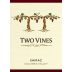 Two Vines Shiraz 2011 Front Label