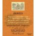 Seghesio Arneis 2012 Front Label