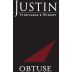 Justin Obtuse 2012 Front Label