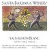 Santa Barbara Winery Santa Ynez Valley Sauvignon Blanc 2012 Front Label