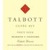Talbott Diamond T Cuvee RFT Pinot Noir 2012 Front Label