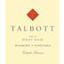 Talbott Diamond T Vineyard Pinot Noir 2012 Front Label