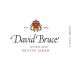 David Bruce Central Coast Petite Syrah 2012 Front Label