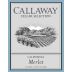 Callaway Cellar Selection Merlot 2012 Front Label