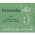 Pedroncelli friends.white 2012 Front Label