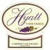 Hyatt Cabernet Sauvignon 1998 Front Label