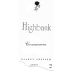 Highbank Basket Pressed Red 1999 Front Label