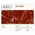 Lioco Saveria Pinot Noir 2012 Front Label
