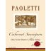 Paoletti Cabernet Sauvignon 2012 Front Label