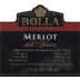 Bolla Merlot 2000 Front Label
