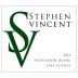 Stephen Vincent Sauvignon Blanc 2012 Front Label