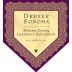 Dreyer-Sonoma Cabernet Sauvignon 2013 Front Label