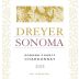 Dreyer-Sonoma Chardonnay 2013 Front Label