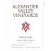Alexander Valley Vineyards Pinot Noir 2013 Front Label