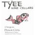 Tyee Wine Pinot Gris 2013 Front Label