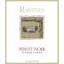Ravines Pinot Noir 2013 Front Label