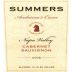 Summers Estate Andriana's Cuvee Cabernet Sauvignon 2005 Front Label