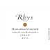 Rhys Horseshoe Vineyard Syrah 2013 Front Label