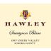 Hawley Sauvignon Blanc 2014 Front Label