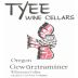 Tyee Wine Gewurtztraminer 2014 Front Label