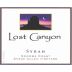 Lost Canyon Winery Stage Gulch Vineyard Syrah 2007 Front Label