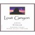 Lost Canyon Winery Stage Gulch Vineyard Syrah 2002 Front Label
