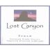 Lost Canyon Winery Trenton Station Vineyard Syrah 2008 Front Label