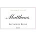 Matthews Winery Sauvignon Blanc 2015 Front Label