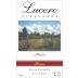 Lucero Vineyards Reserve Merlot 2008 Front Label