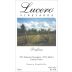 Lucero Vineyards Paulina 2011 Front Label