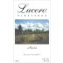 Lucero Vineyards Merlot 2008 Front Label