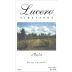 Lucero Vineyards Merlot 2011 Front Label