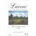 Lucero Vineyards Cabernet Sauvignon 2009 Front Label