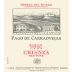 Pago de Carraovejas Crianza 1999 Front Label